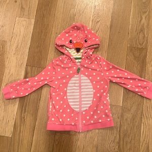 Mini Boden, Terrycloth girls jacket. Size 3 to 4T.